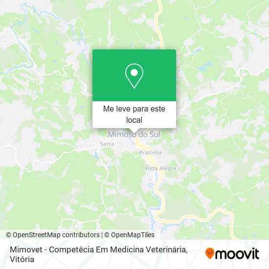 Mimovet - Competêcia Em Medicina Veterinária mapa