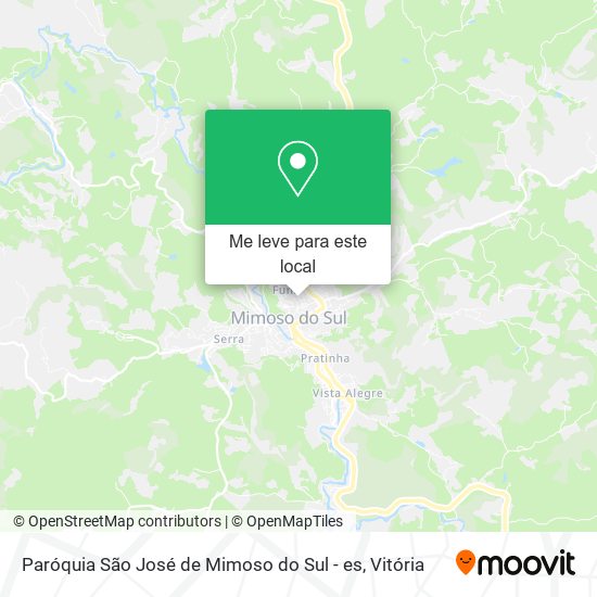Paróquia São José de Mimoso do Sul - es mapa