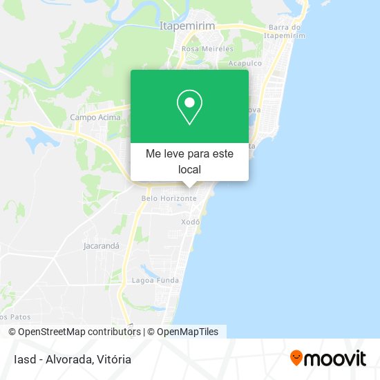 Iasd - Alvorada mapa