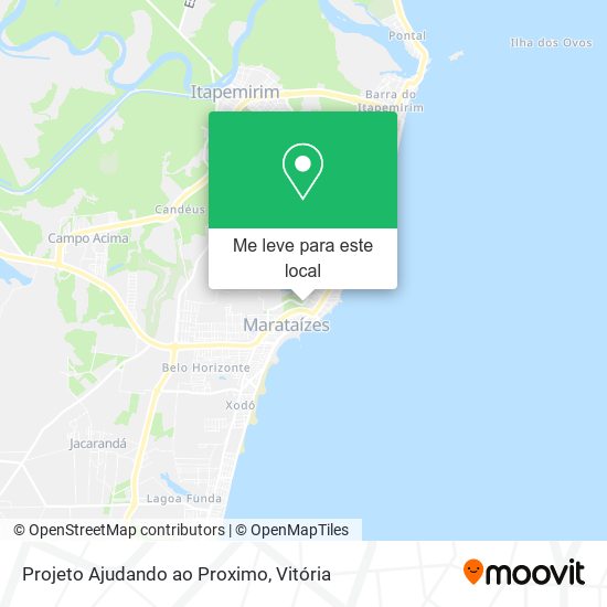 Projeto Ajudando ao Proximo mapa