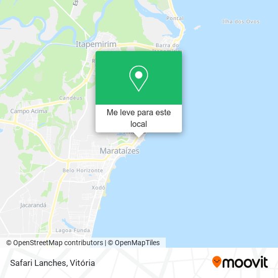 Safari Lanches mapa