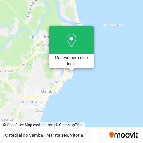 Catedral do Samba - Marataízes mapa