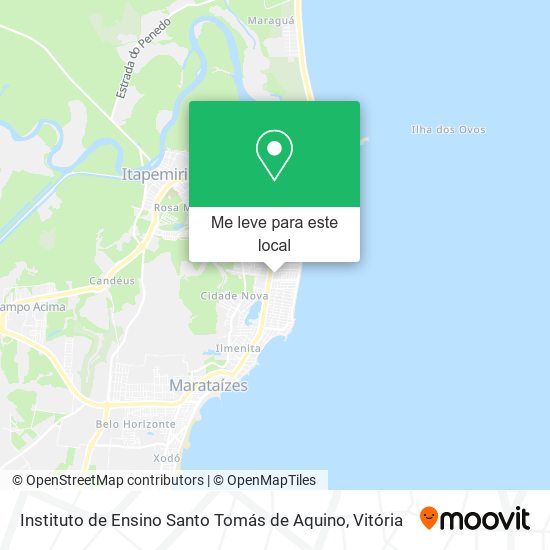 Instituto de Ensino Santo Tomás de Aquino mapa