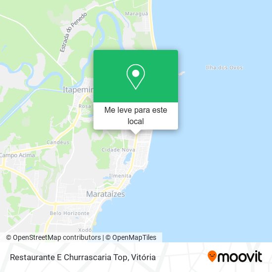 Restaurante E Churrascaria Top mapa