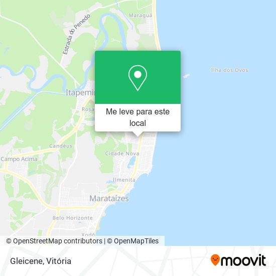 Gleicene mapa