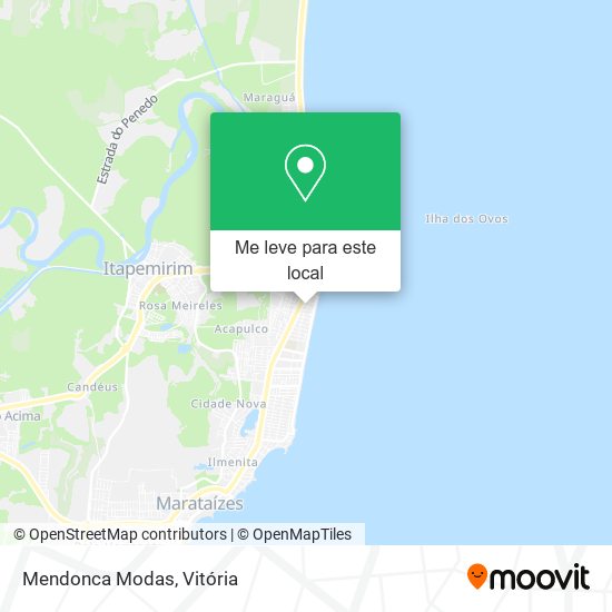 Mendonca Modas mapa