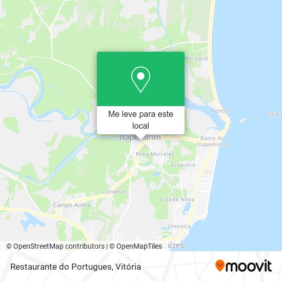 Restaurante do Portugues mapa