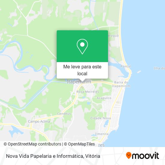Nova Vida Papelaria e Informática mapa