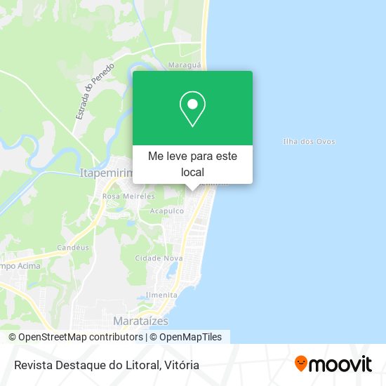 Revista Destaque do Litoral mapa