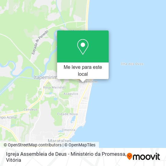 Igreja Assembleia de Deus - Ministério da Promessa mapa
