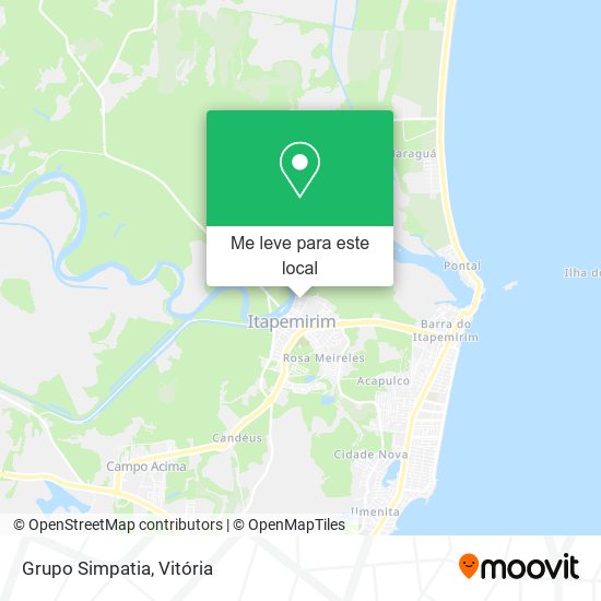 Grupo Simpatia mapa