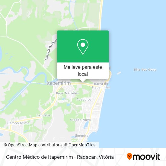 Centro Médico de Itapemirim - Radscan mapa