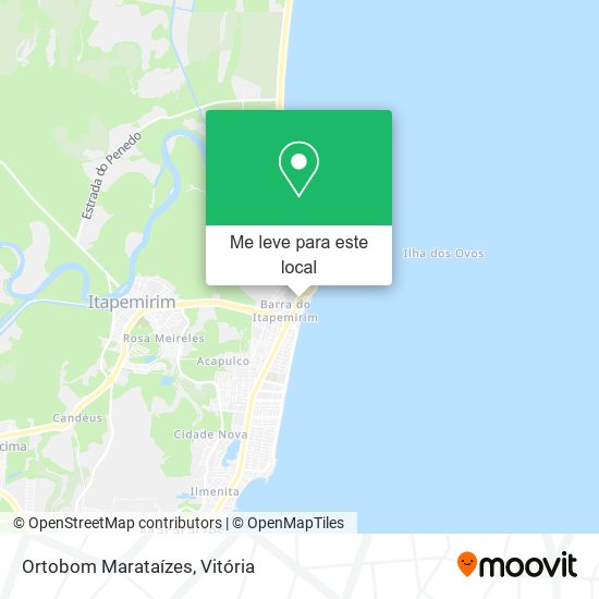 Ortobom Marataízes mapa
