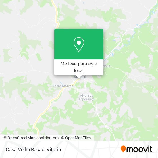 Casa Velha Racao mapa