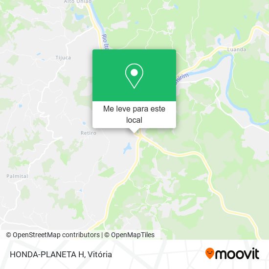 HONDA-PLANETA H mapa