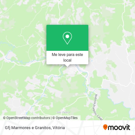 Gfj Marmores e Granitos mapa