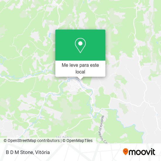 B D M Stone mapa