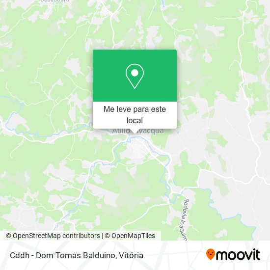 Cddh - Dom Tomas Balduino mapa