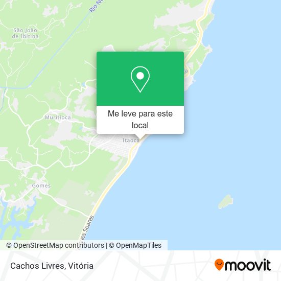 Cachos Livres mapa