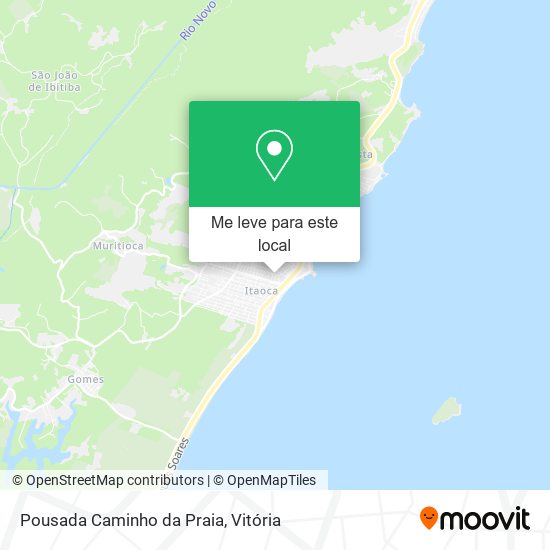 Pousada Caminho da Praia mapa