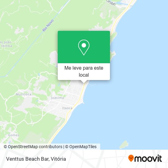 Venttus Beach Bar mapa