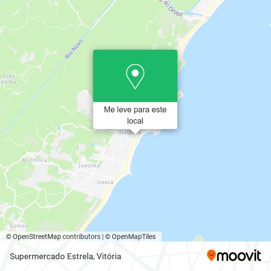 Supermercado Estrela mapa