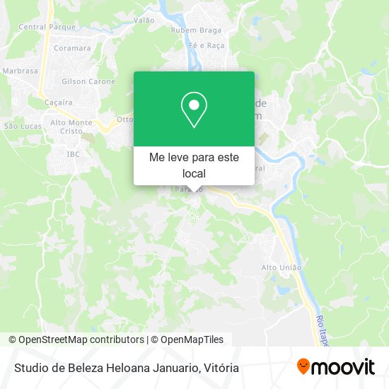 Studio de Beleza Heloana Januario mapa
