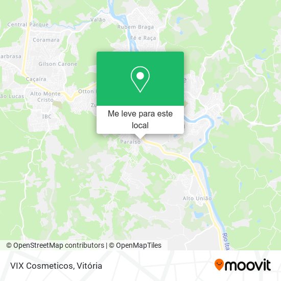 VIX Cosmeticos mapa