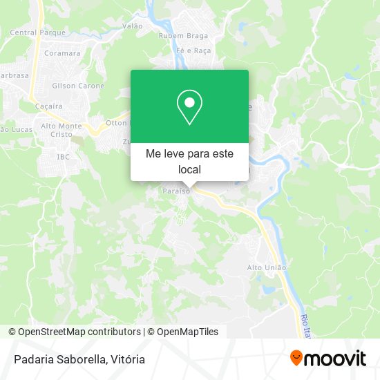 Padaria Saborella mapa