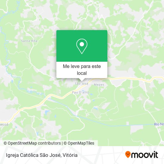 Igreja Católica São José mapa