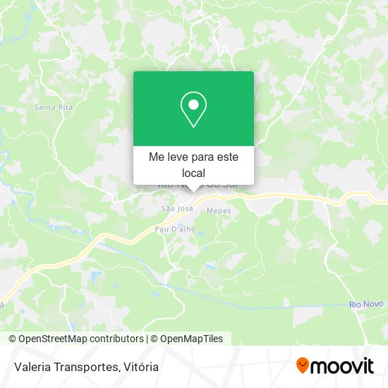 Valeria Transportes mapa