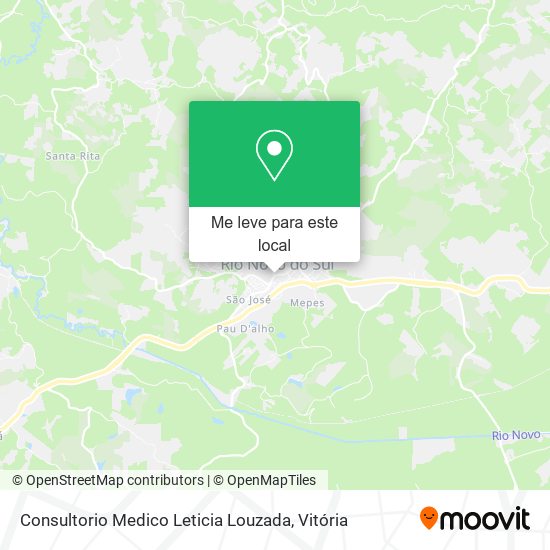 Consultorio Medico Leticia Louzada mapa