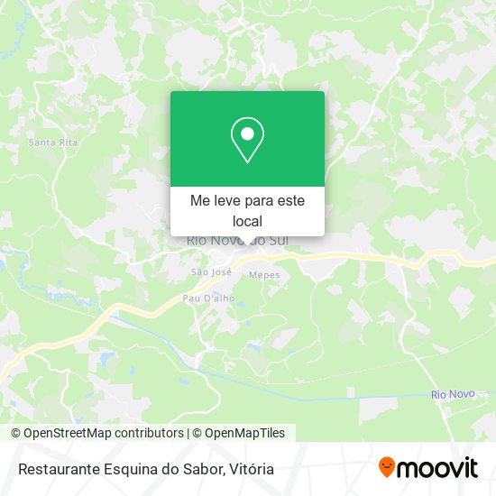 Restaurante Esquina do Sabor mapa