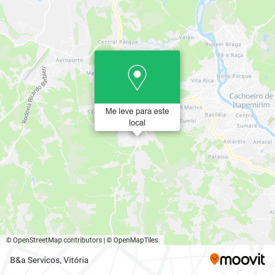 B&a Servicos mapa