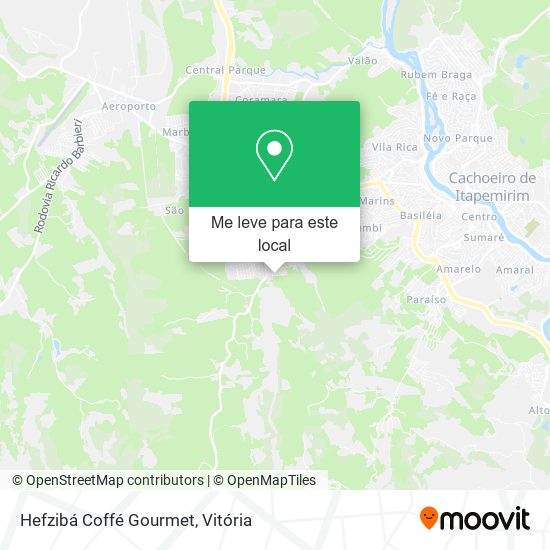 Hefzibá Coffé Gourmet mapa