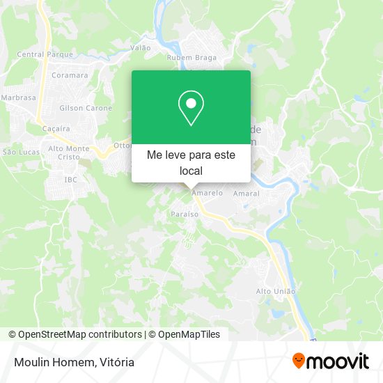 Moulin Homem mapa