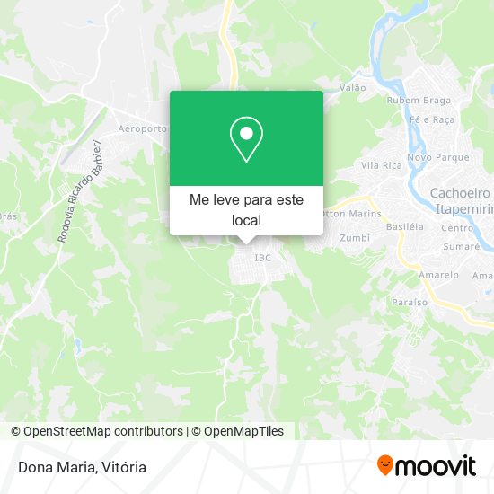 Dona Maria mapa