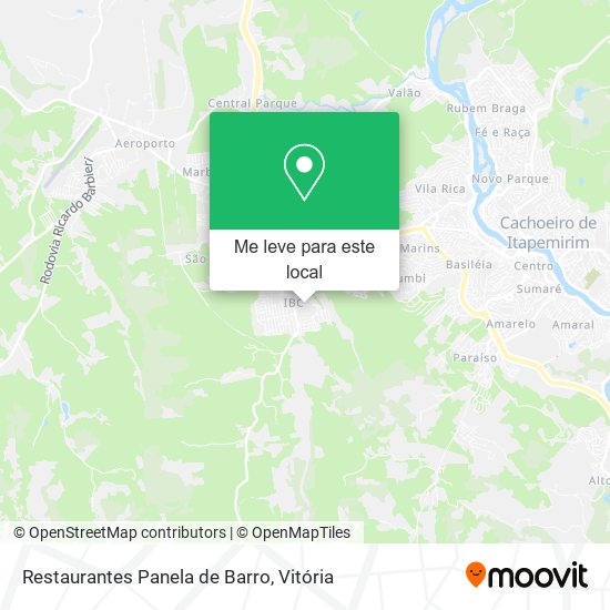 Restaurantes Panela de Barro mapa