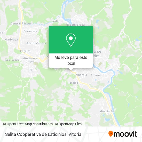 Selita Cooperativa de Laticínios mapa
