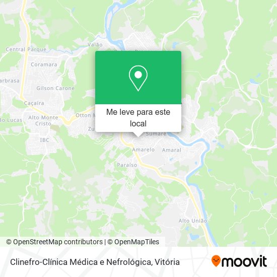 Clinefro-Clínica Médica e Nefrológica mapa