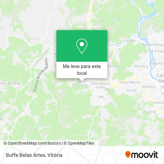 Buffe Belas Artes mapa