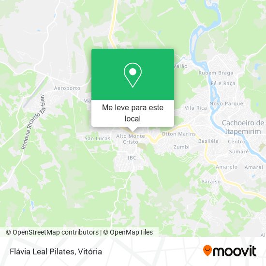 Flávia Leal Pilates mapa