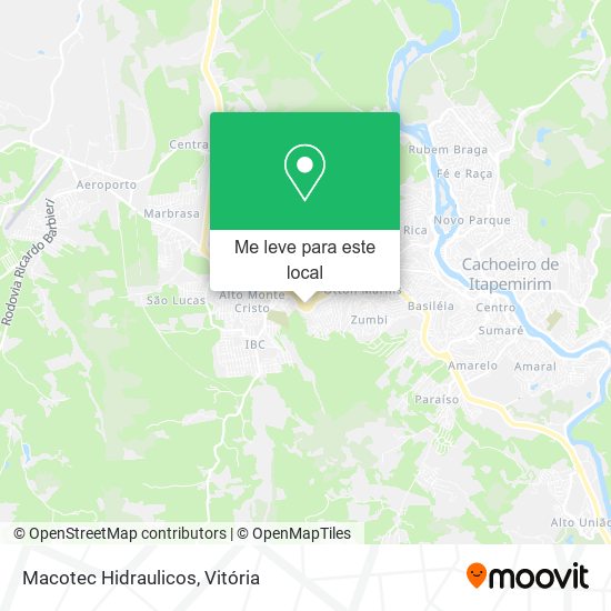 Macotec Hidraulicos mapa