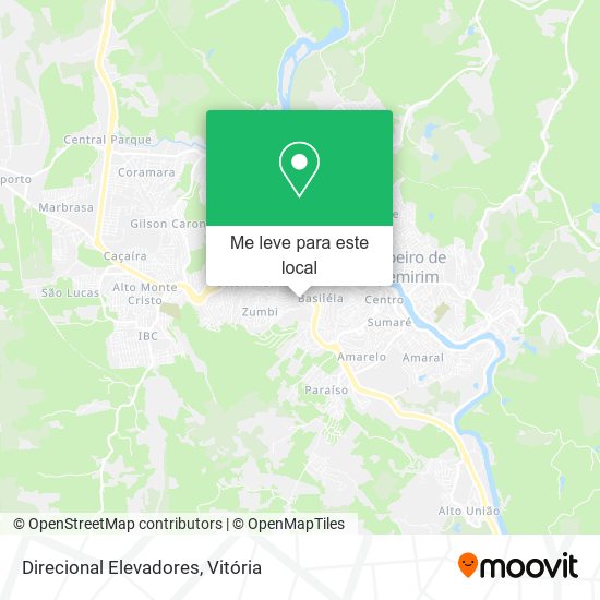 Direcional Elevadores mapa