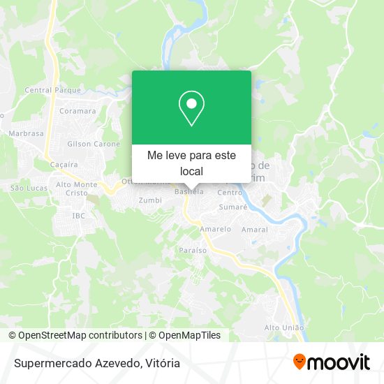 Supermercado Azevedo mapa