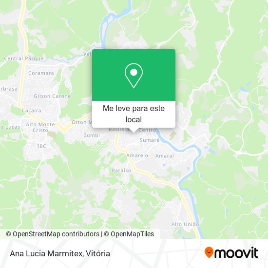 Ana Lucia Marmitex mapa
