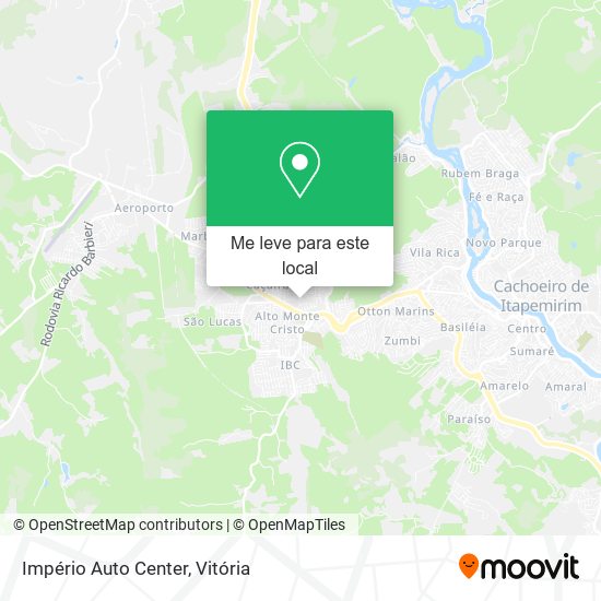 Império Auto Center mapa