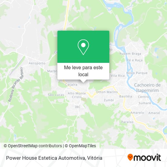 Power House Estetica Automotiva mapa