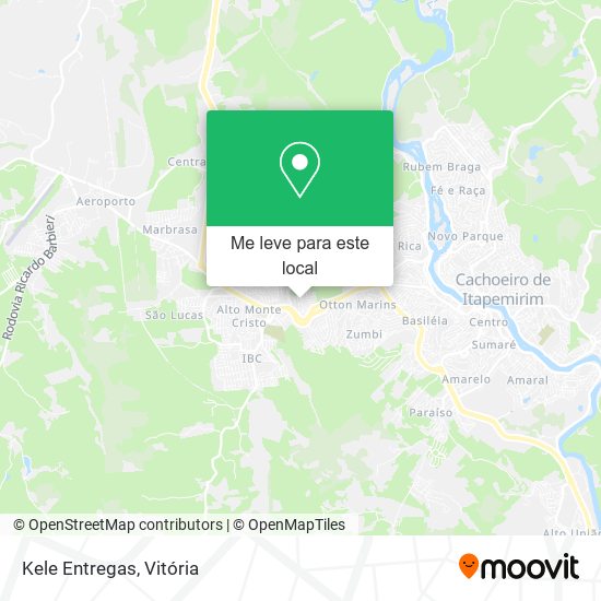 Kele Entregas mapa