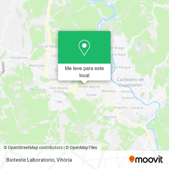Bioteste Laboratorio mapa